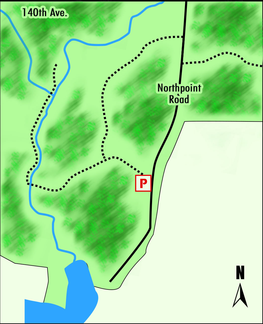 lower rock creek map